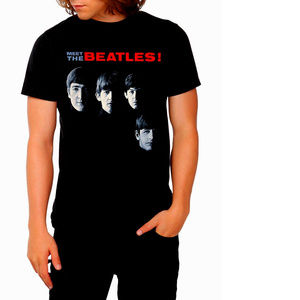 Beatles Fab Four rock Official T-Shirt L NWT
